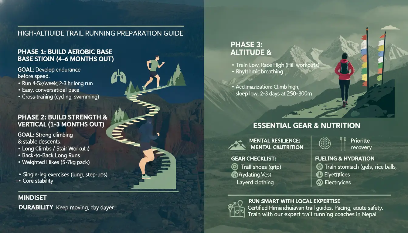 infographic related to trail running preperation